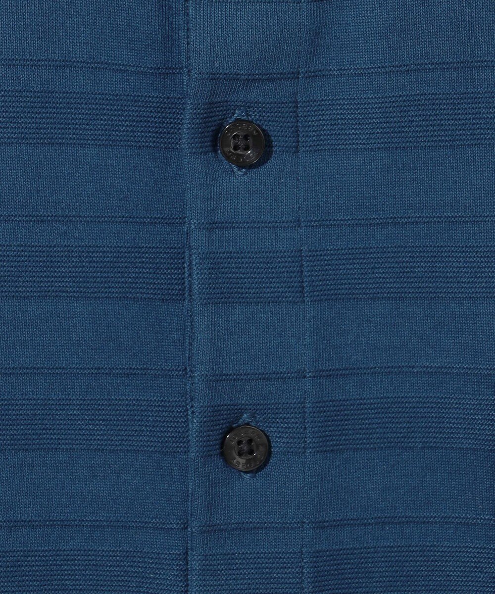 JOSEPH ABBOUD クールビズ【オーガニックコットン使用・日本素材】リンクスボーダー ポロシャツ 