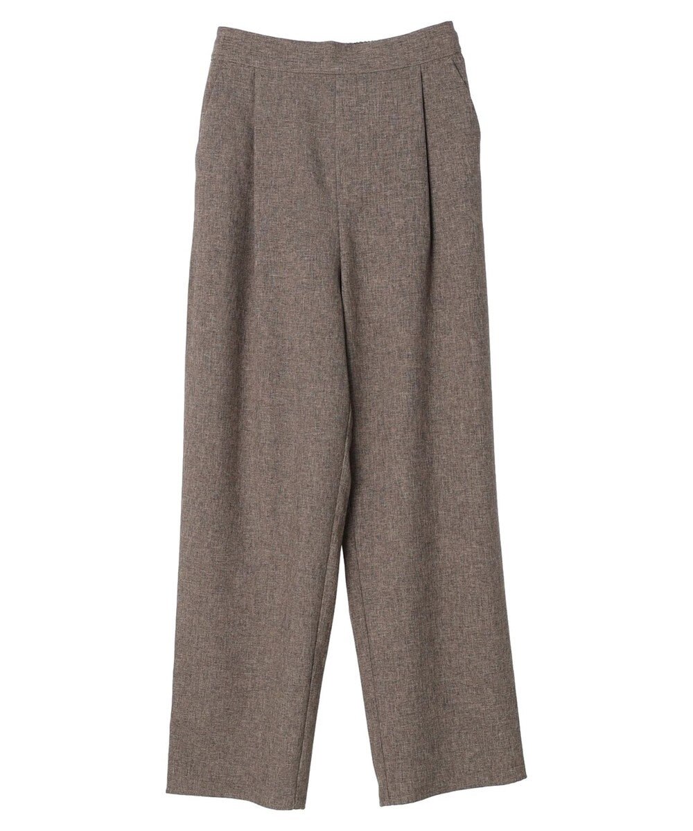 Green Parks 麻調ストレートパンツ 