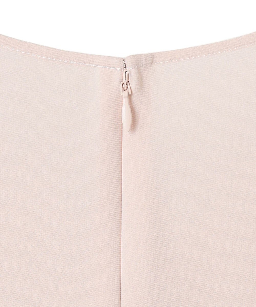 ICB 【洗える】BackSatinAmunzen フリルブラウス 