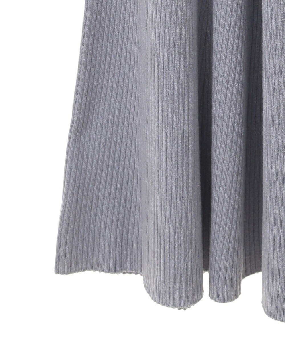 earth music&ecology 襟レースニットワンピース 