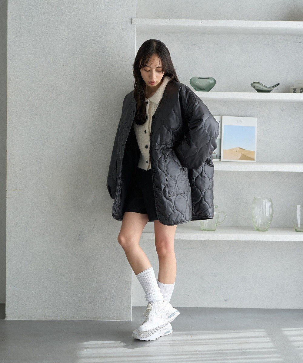 earth music&ecology キルティングハーフコート 