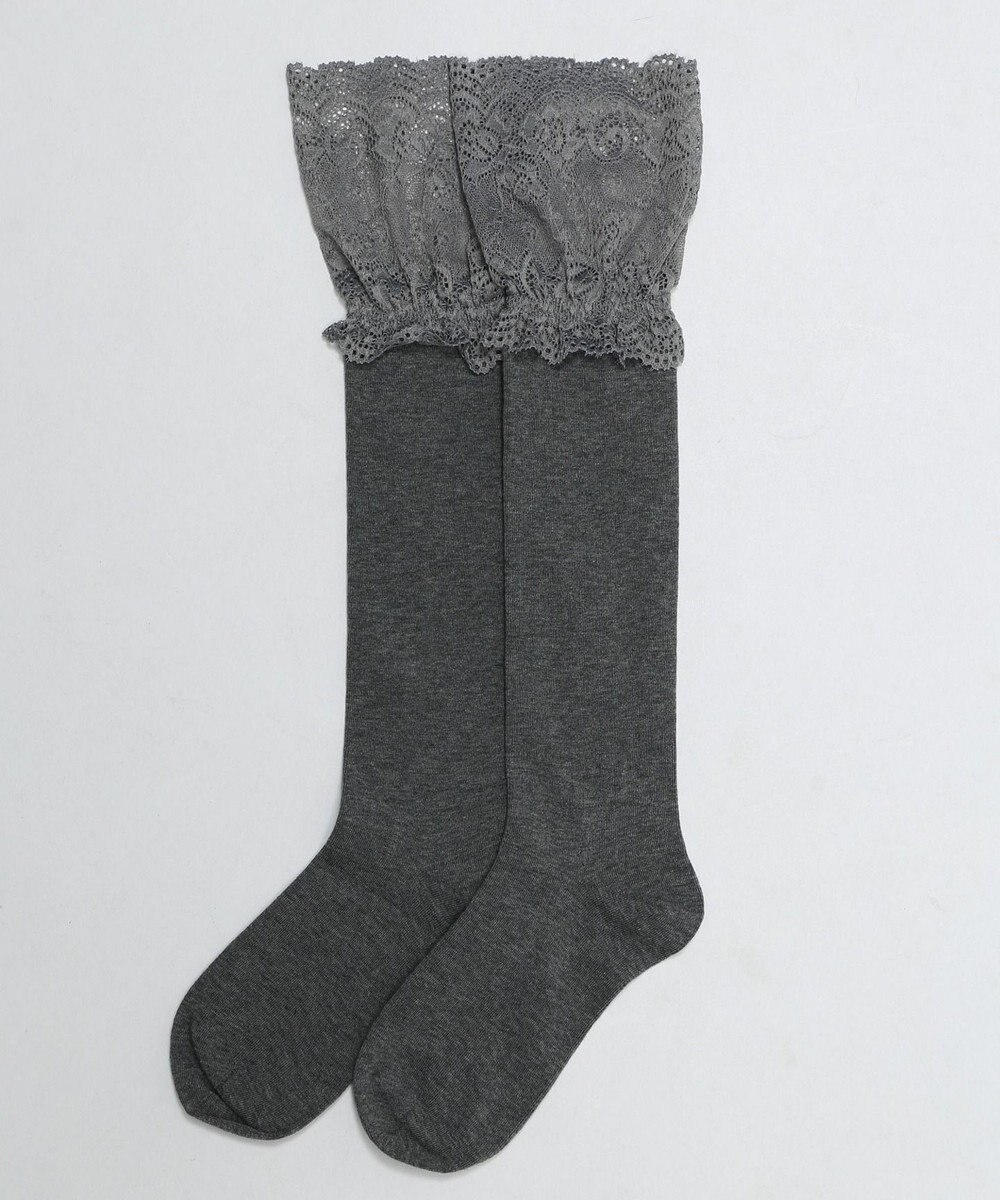 WEGO レース切替ハイソックス 