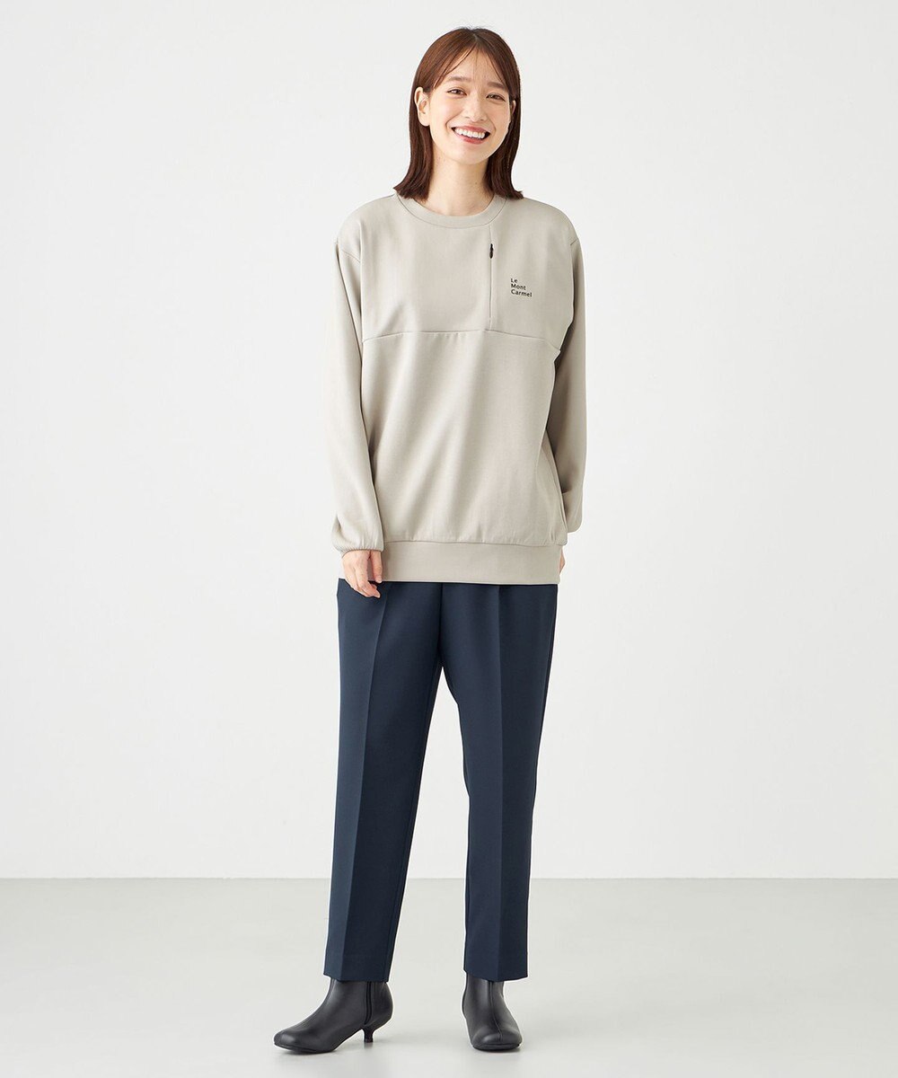 SHARE PARK LADIES 【洗える】ダブルクロスストレッチパンツ 