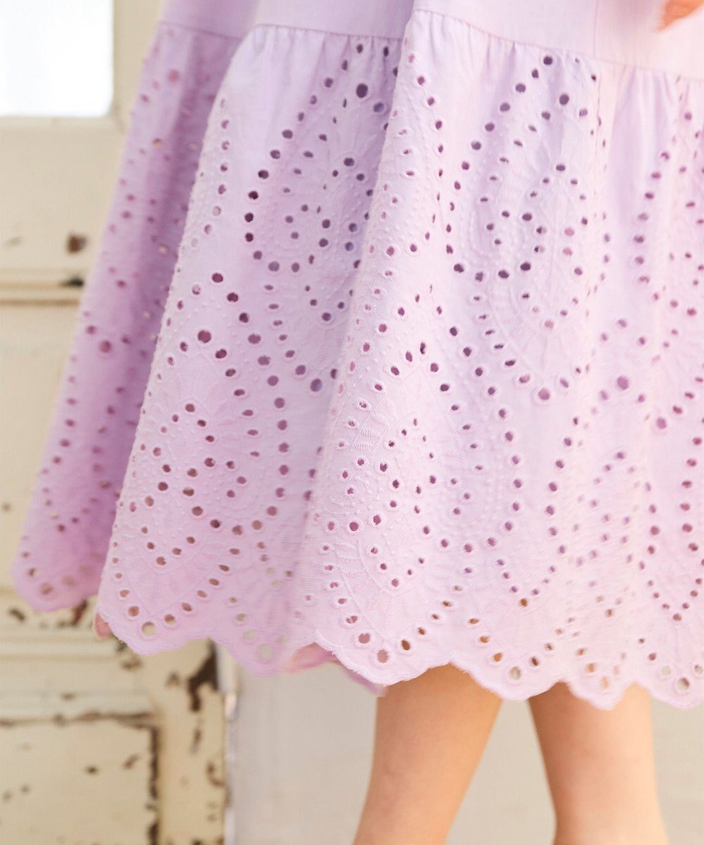 Feroux 刺繍入りシャツ ワンピース 