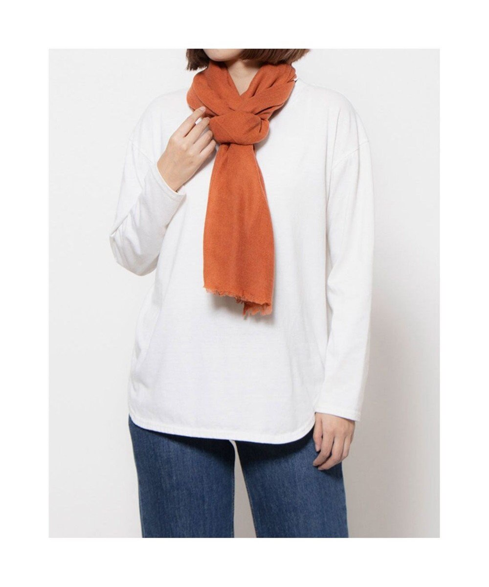 UNBILLION カシュネ cache nez / カシミヤエアリー無地ストール 