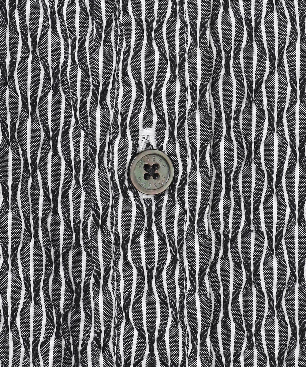 JOSEPH HOMME トライジャガード ストライプ ストレッチ レギュラーカラーシャツ 