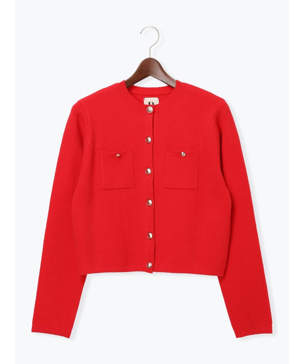 Te chichi 【R by Te chichi】ポケット付きミラノリブカーディガン《2025winter catalog item》 