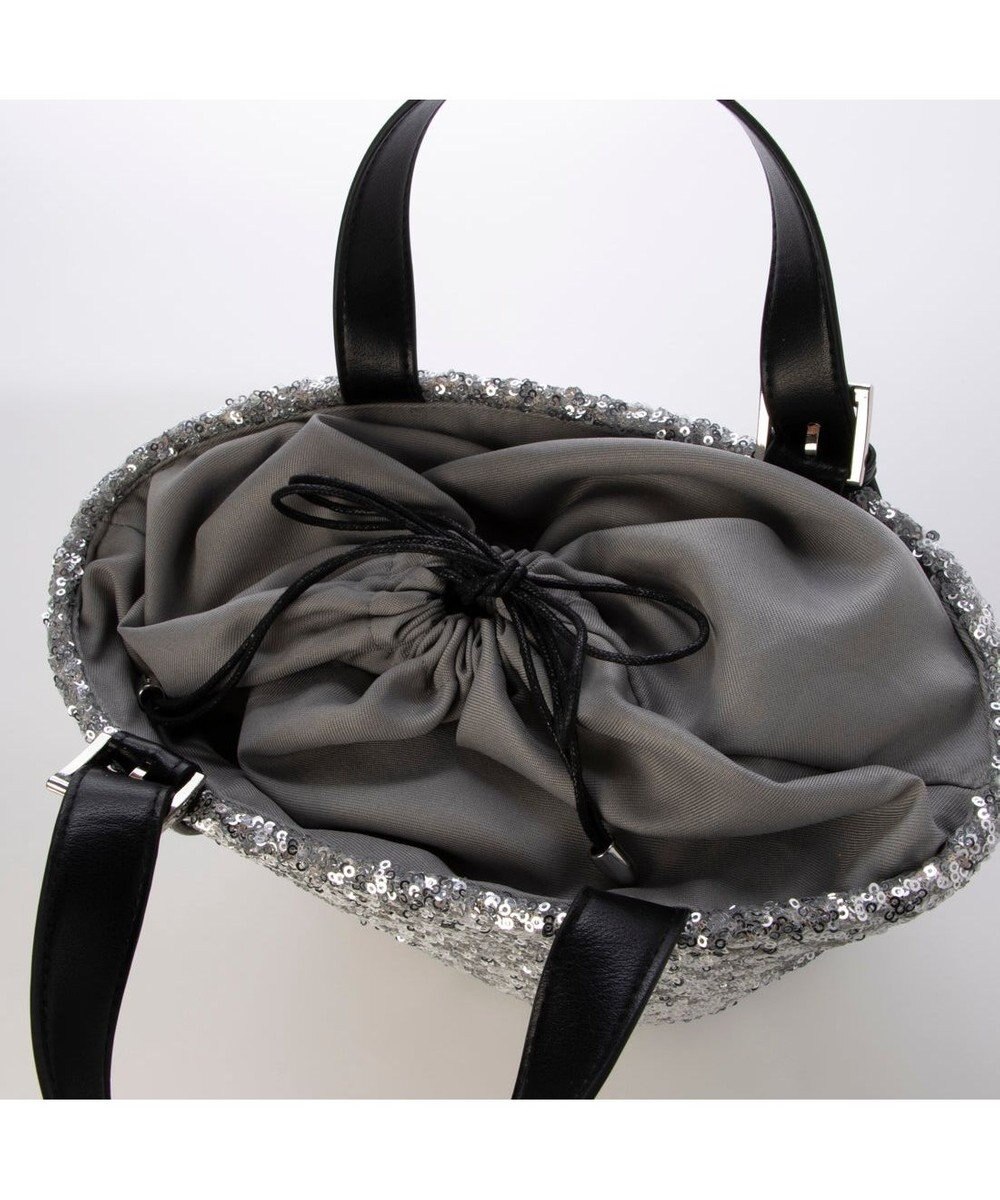 UNBILLION カシュカシュ cachecache / スパンコールかごトートバッグ 