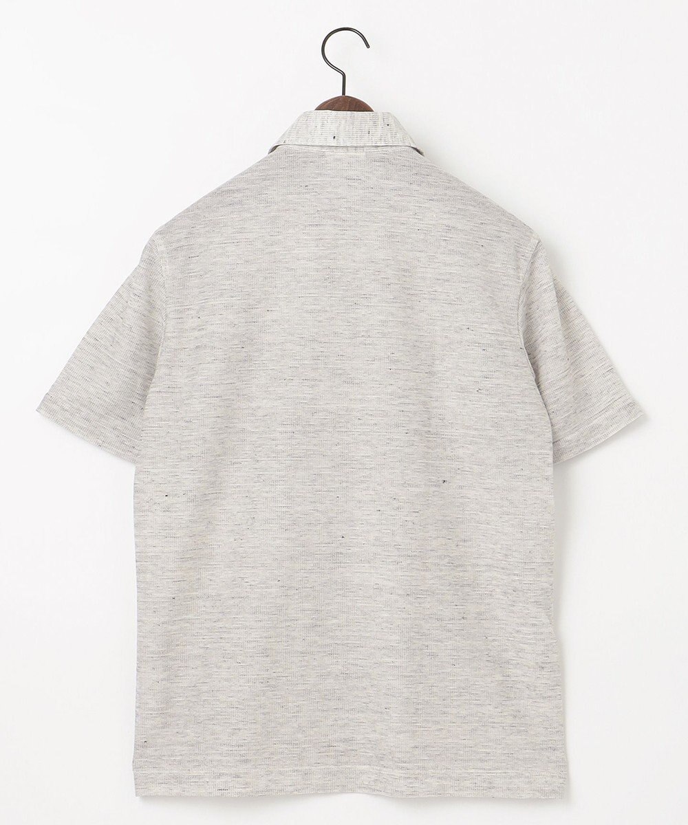 JOSEPH ABBOUD 【吸水速乾/軽量】リネンTOPピケ ポロシャツ 