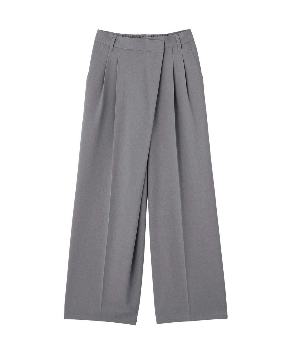 Green Parks アシメウエストタックパンツ 