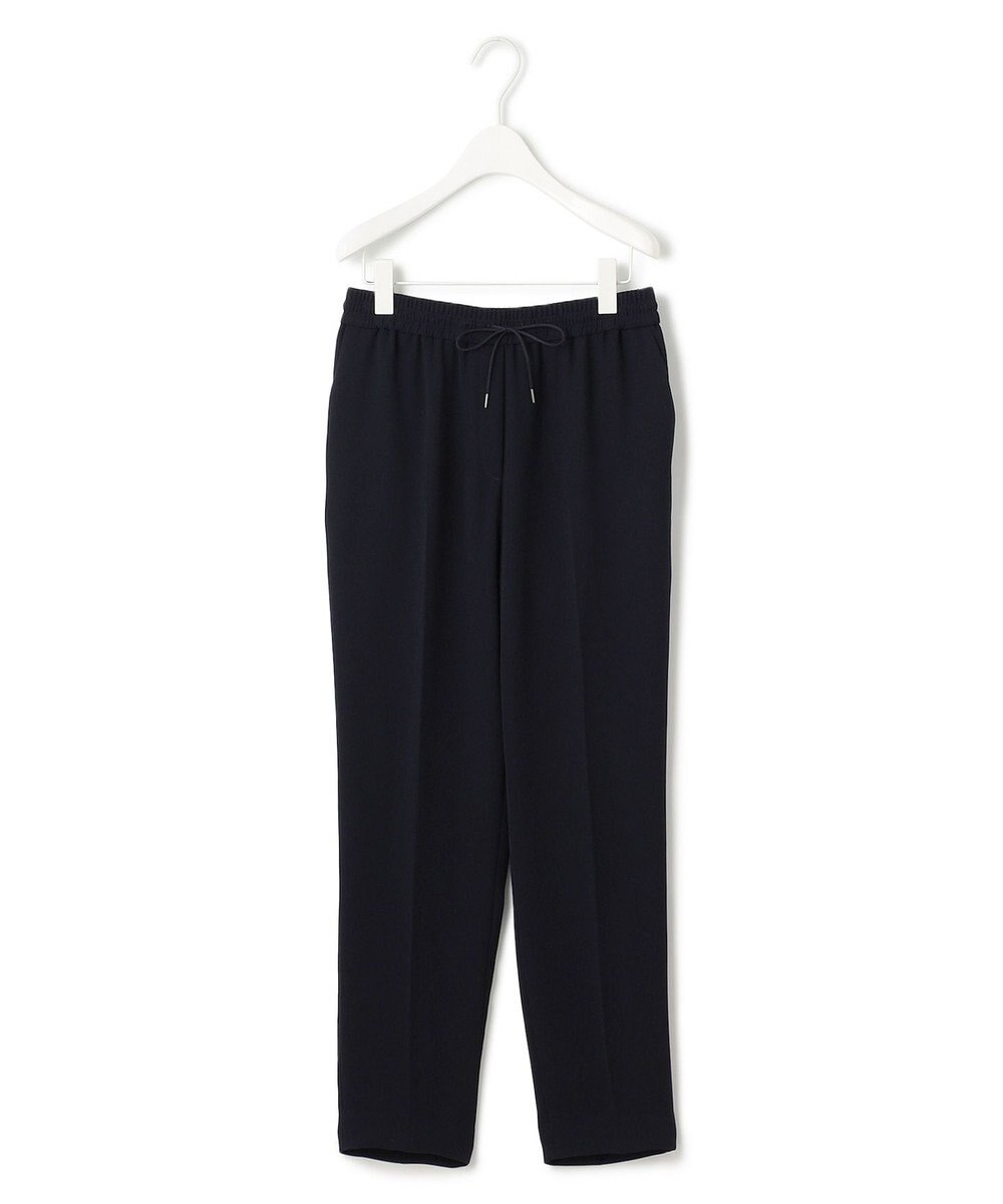 ICB 【UVカット・防シワ・洗える】ライトダブルクロス ドロストパンツ 