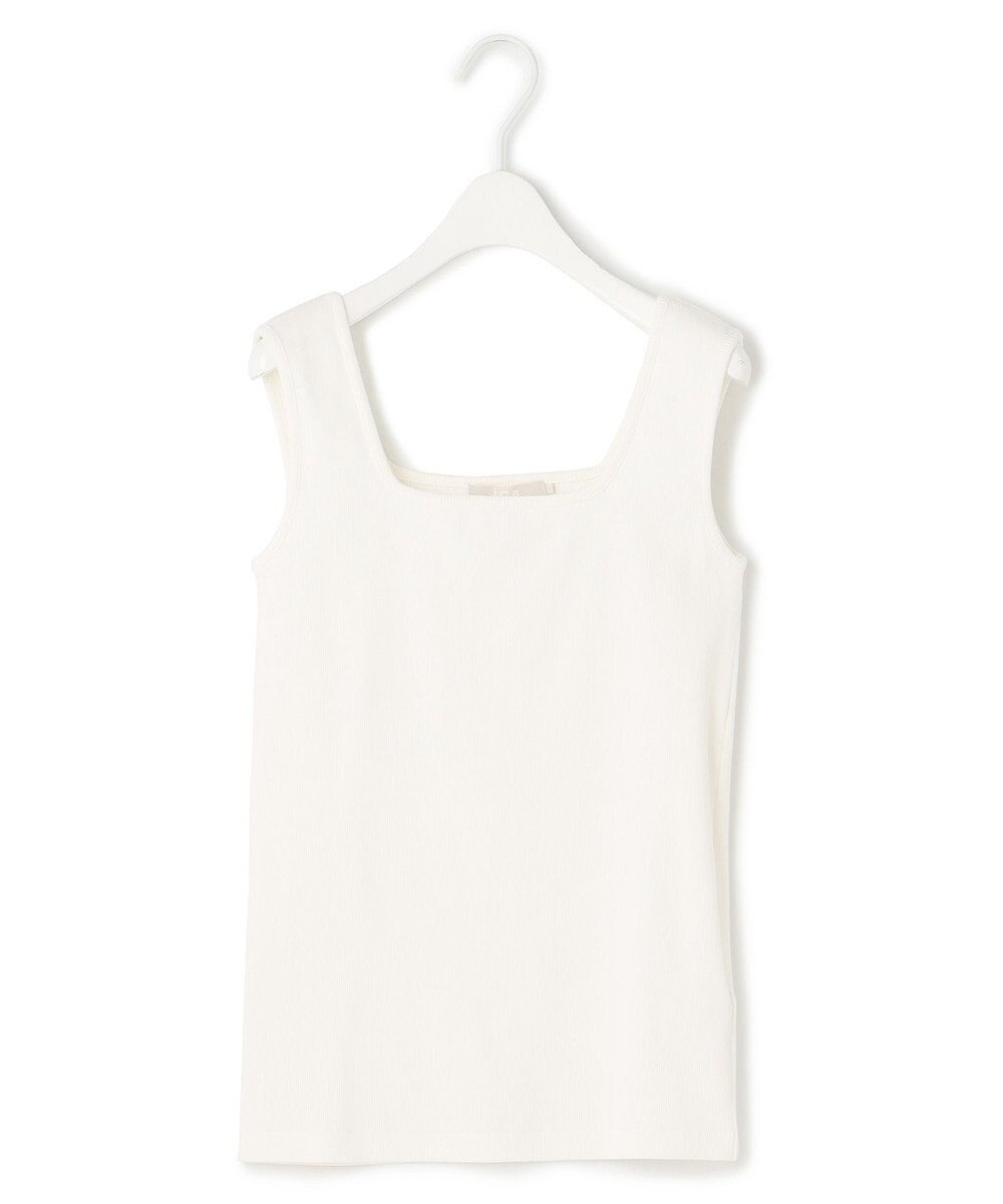 ICB 【新色追加・WEB限定カラーあり・洗える】ブロードステッチリブ タンクトップ 