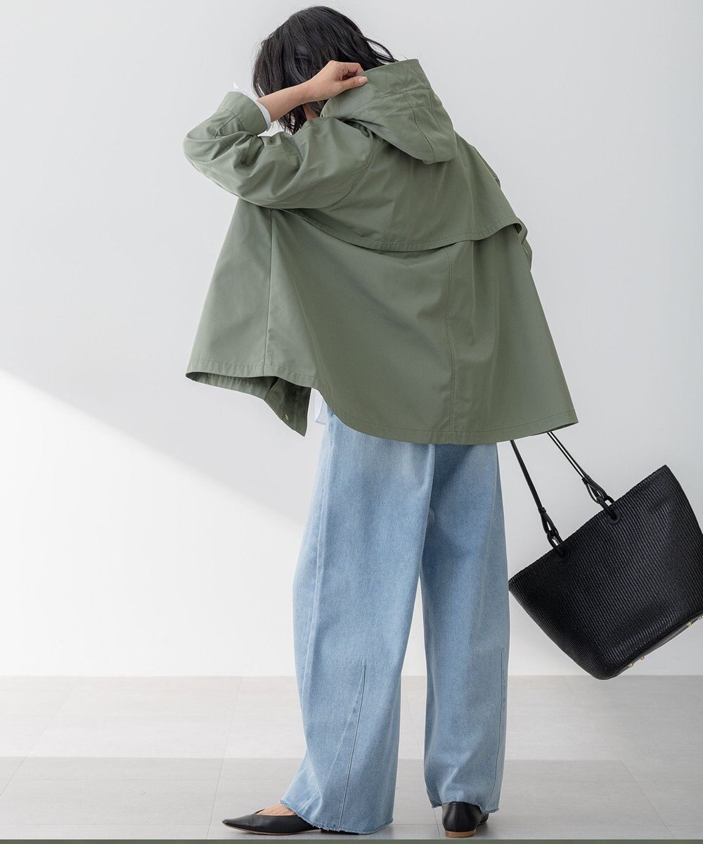 23区 S 【VERY3月号掲載/撥水加工】ライトツイル フーディーアウター 