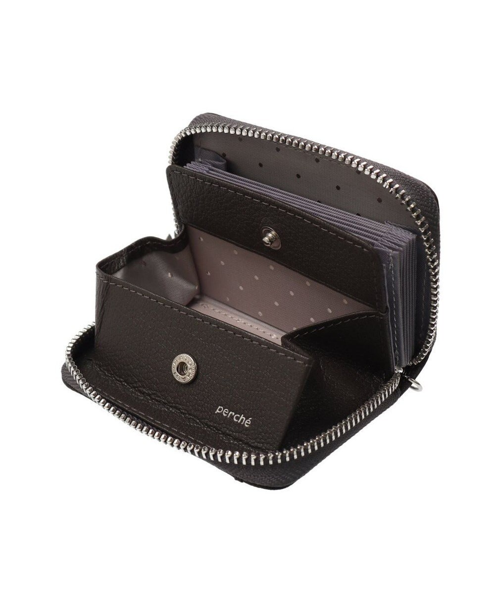 UNBILLION ペルケ perche / ドット刺繍ジャバラチャームウォレットショルダー 