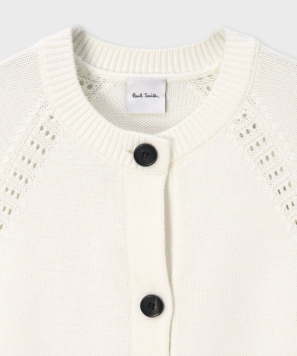 Paul Smith コットンアイレット ショートスリーブ カーディガン 