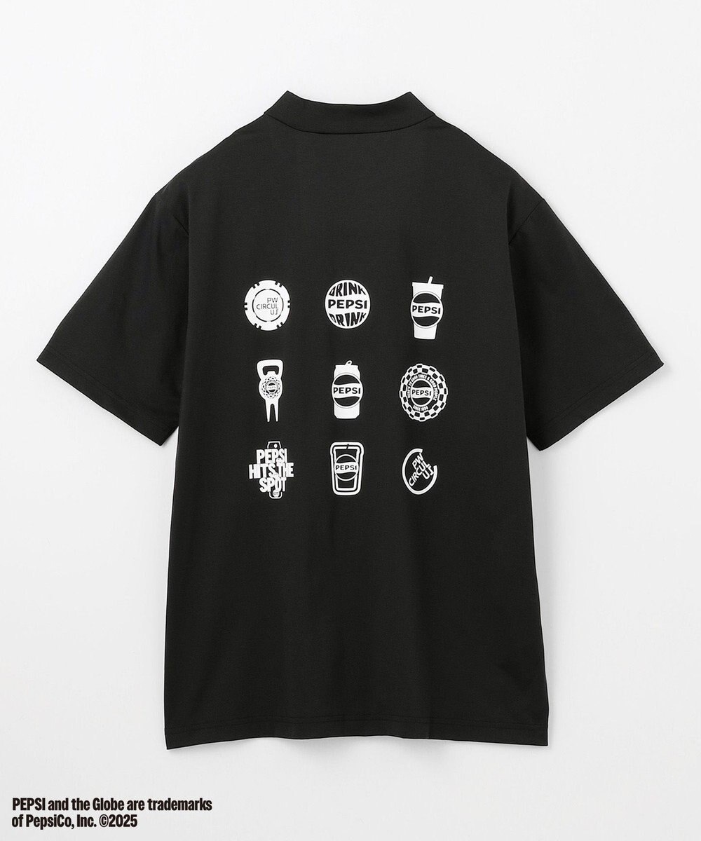 PW CIRCULUS 〈Pepsiコラボ〉【UNISEX】Pepsi 9-LOGO モックネックT 