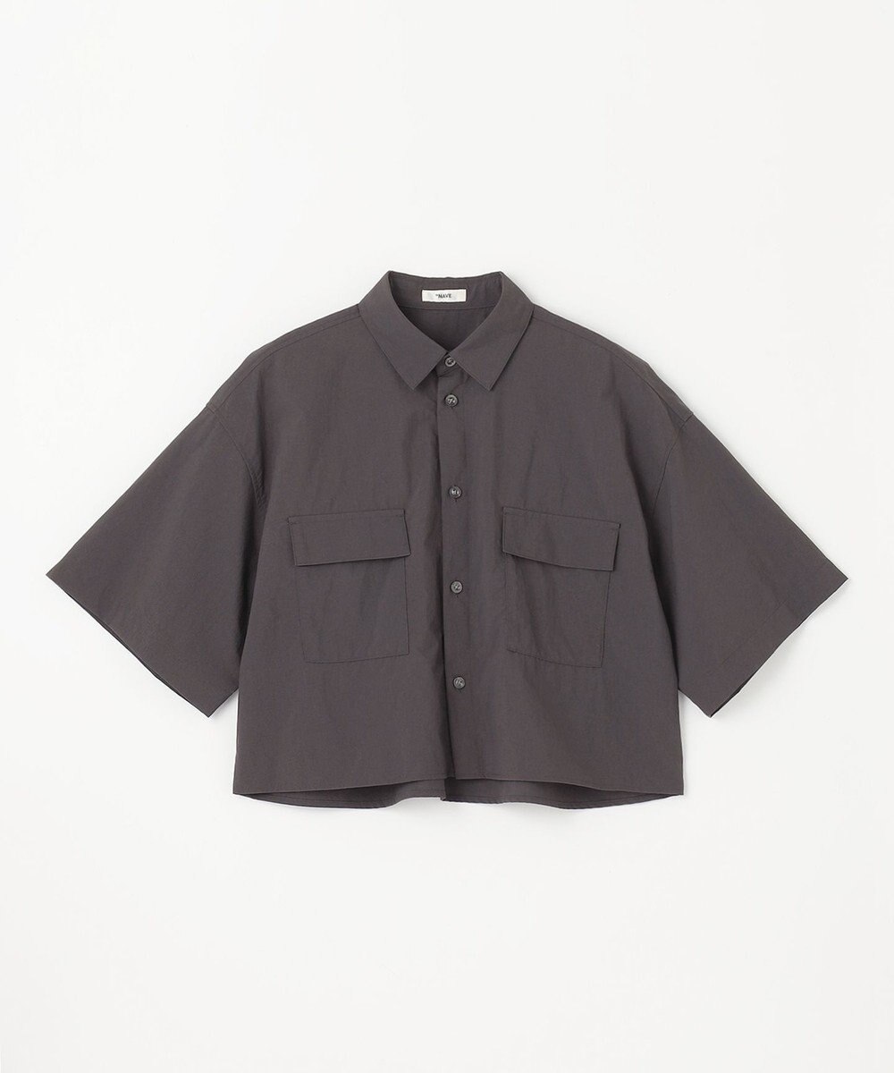 NAVE 【ReNAVE・洗える/撥水加工/接触冷感/UVケア/セットアップ】ナイロンタスラン シャツ 