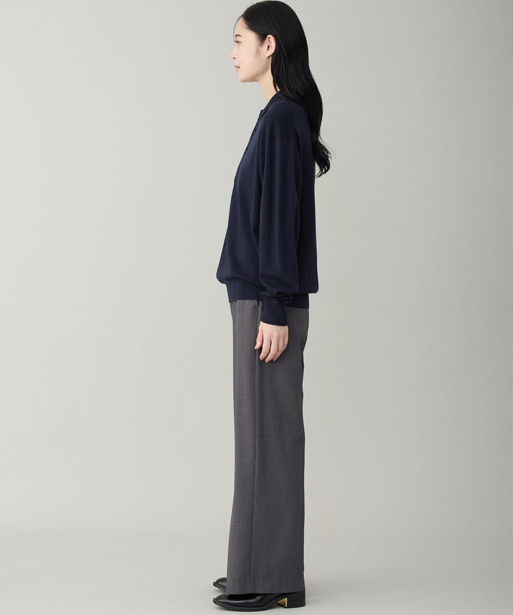 UNFILO MENS 【男女兼用】ソフトサーモ アンチピリングニット ポロ 