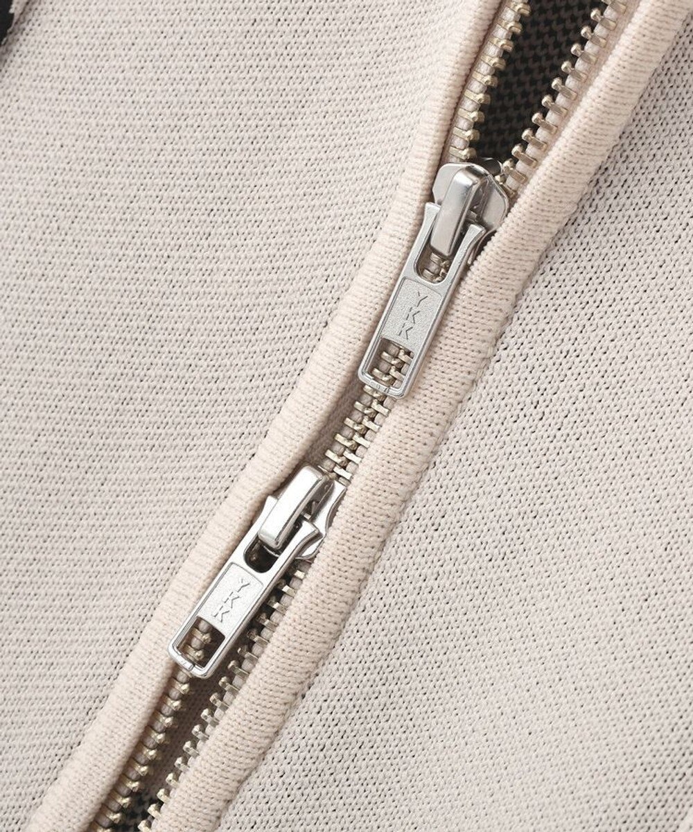 earth music&ecology 【予約】ダブルジップドットカーディガン 