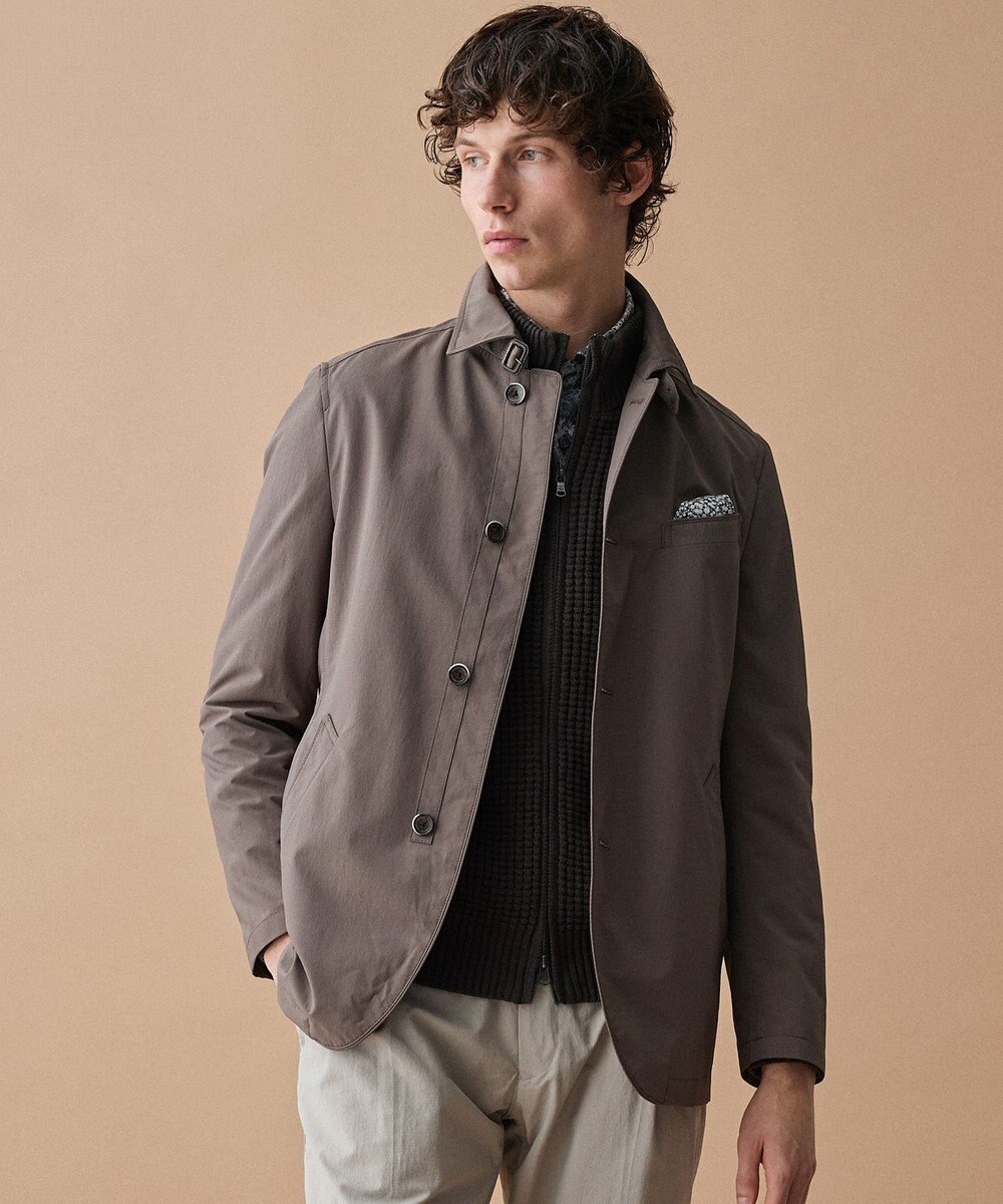 JOSEPH ABBOUD 【キングサイズ・サスティナブル素材/JAPANファブリック/ECO撥水】キューブテックス ブルゾン 