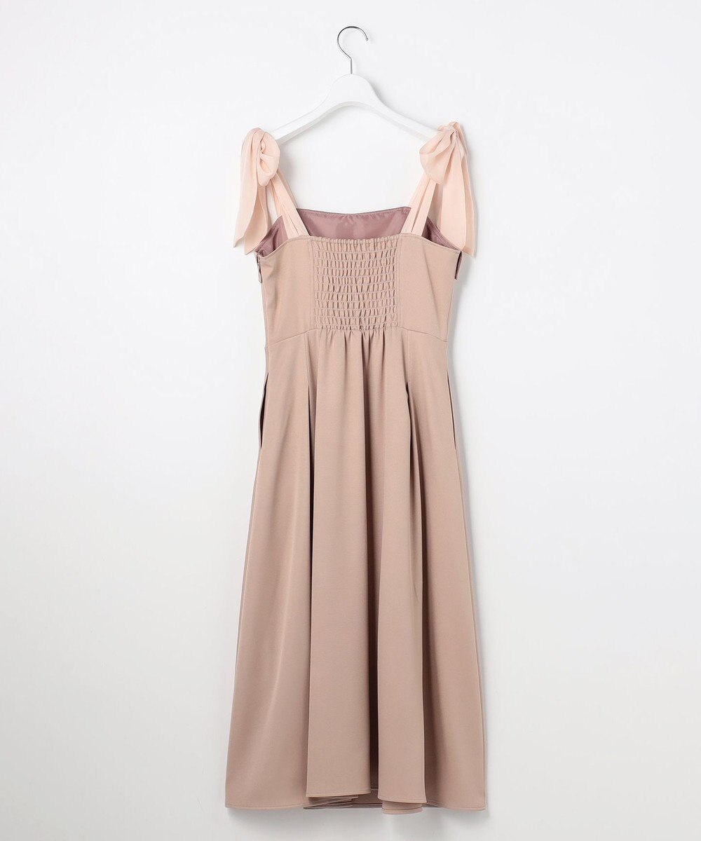 Feroux シアーリボンショルダー ジャンパースカート 