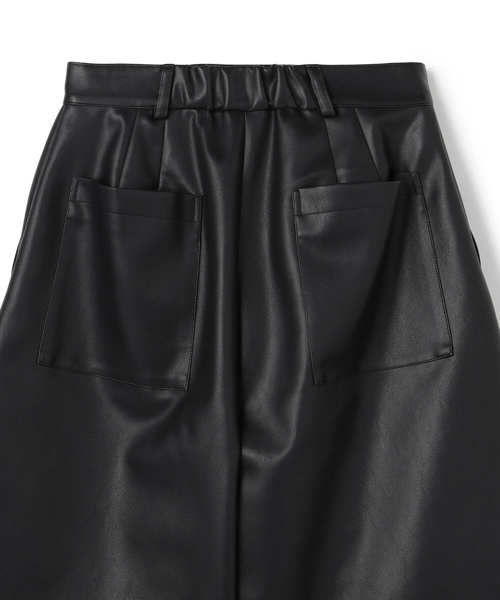 uncrave フェイクレザー バミューダパンツ 