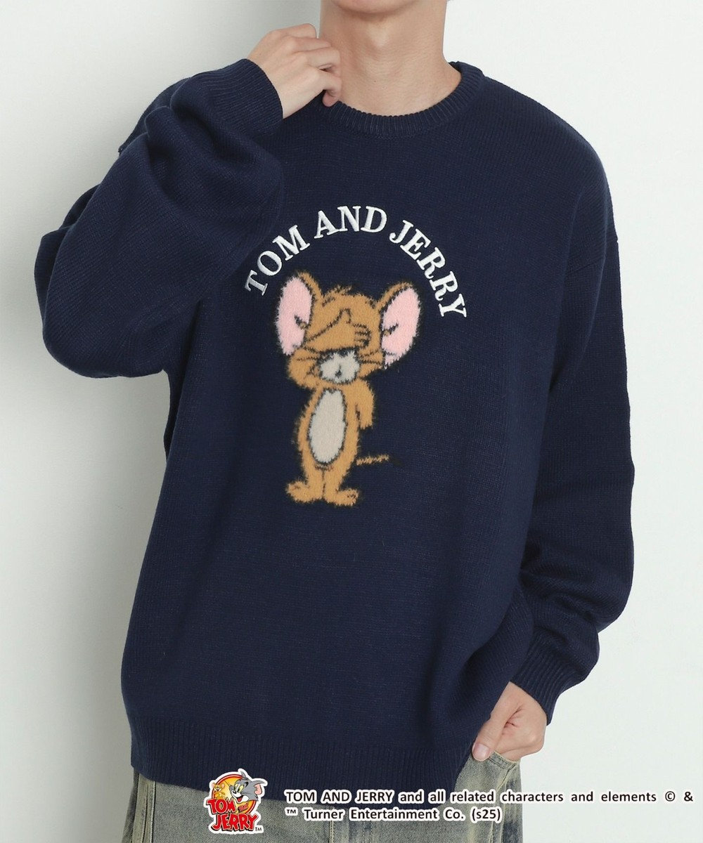 WEGO JERRY　シャギージャガードニット 