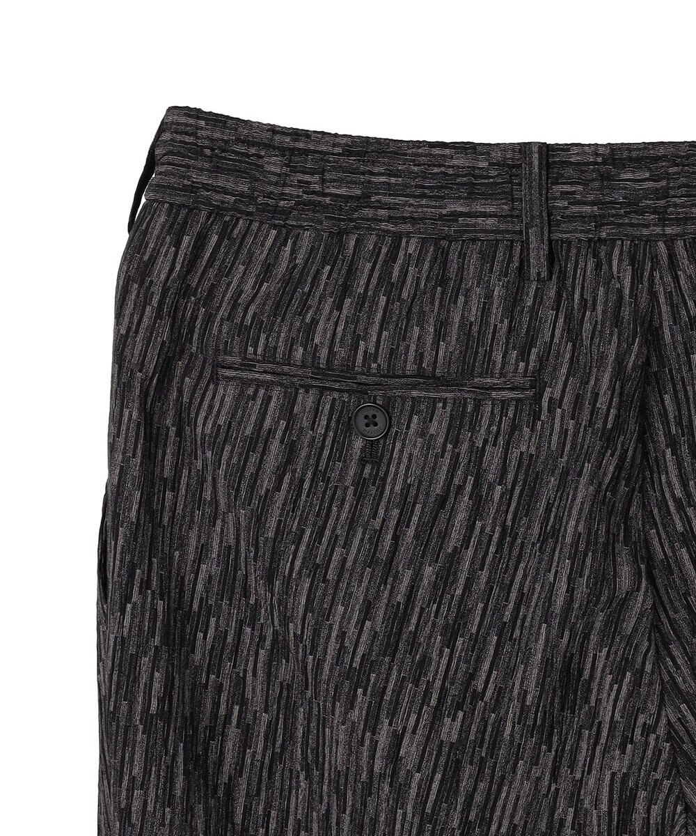 JOSEPH HOMME 【新素材】ブラッシュストロークジャガード　　ドロスト付タック入りテーパードパンツ / PEGG TUCK 