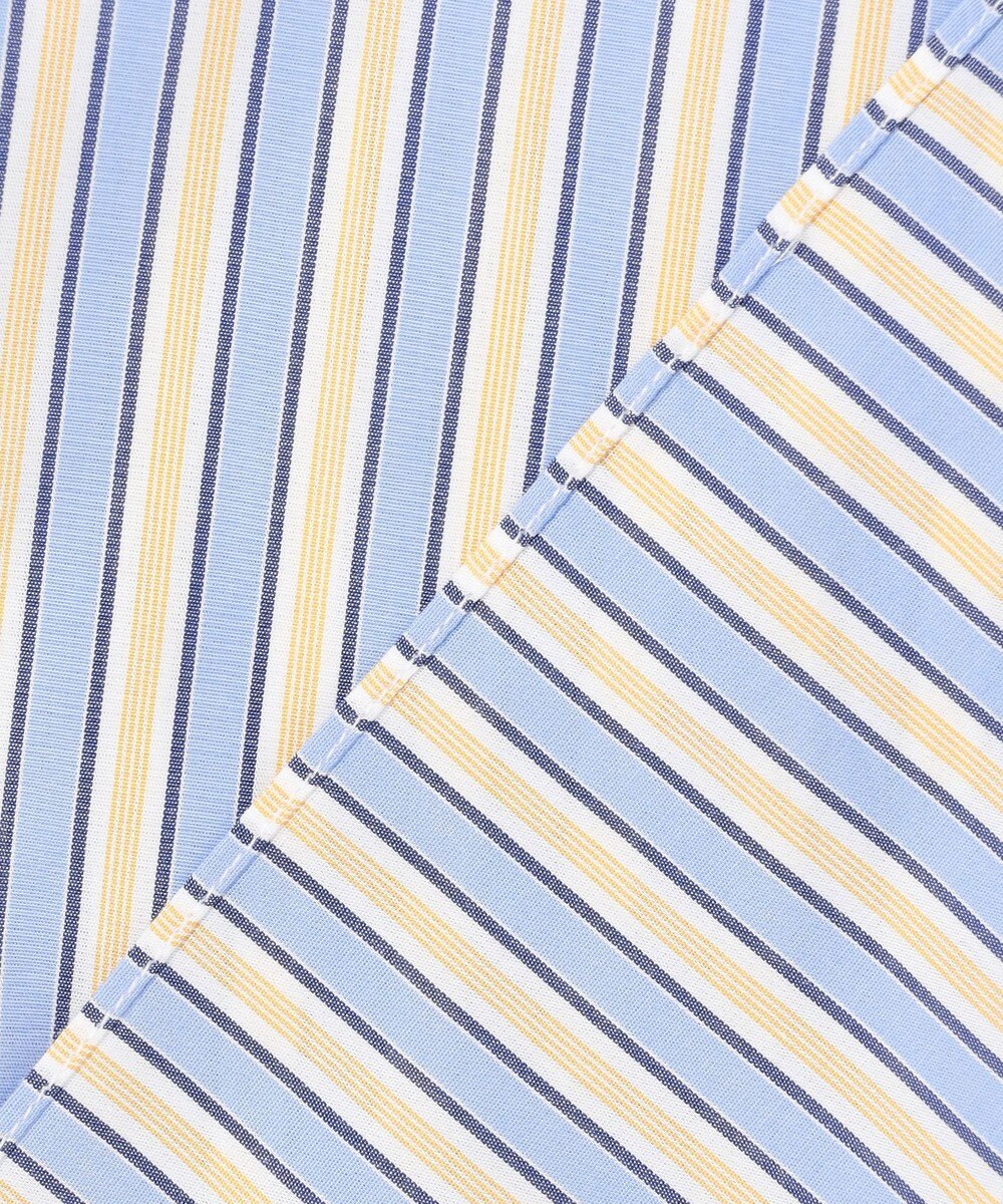 J.PRESS MEN 【SOMELOS】マルチストライプ バンドカラーシャツ 