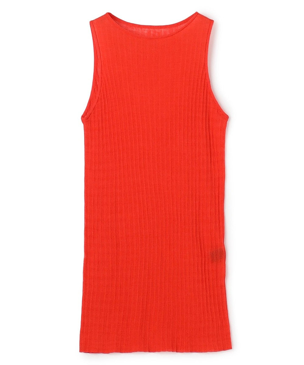 uncrave ランダムリブシアーニット タンクトップ 