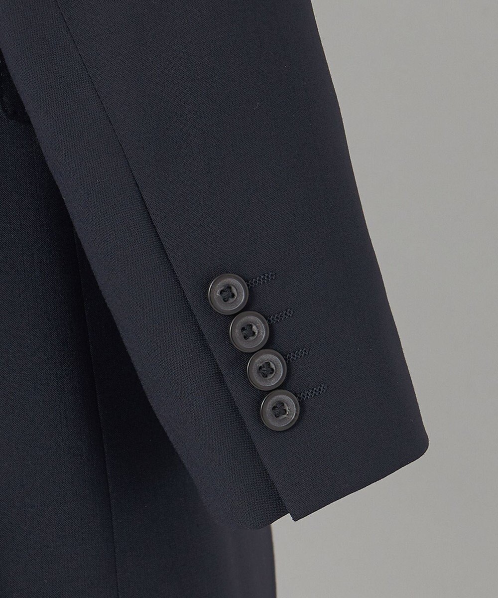 GOTAIRIKU 【オールシーズン対応】WOOL×POLYESTER ライトウェイト スーツ（ネイビー） 