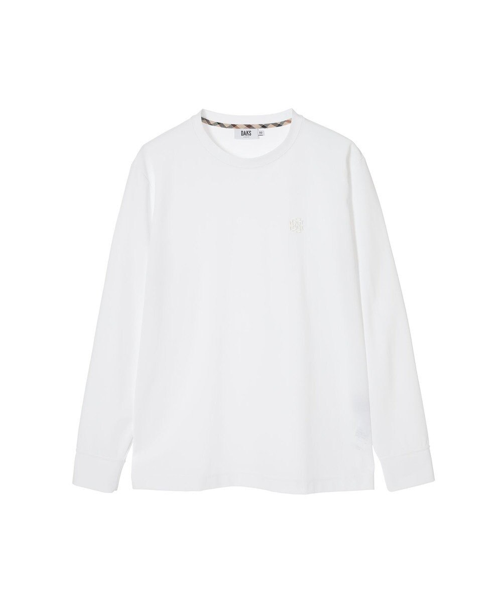 DAKS エンボスロゴ ロングTシャツ 