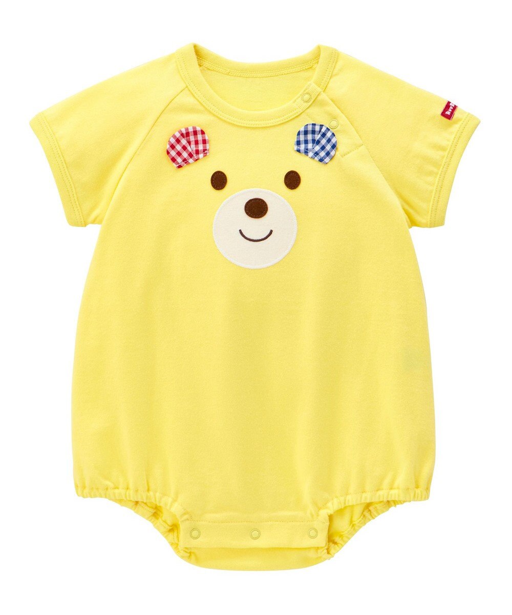 MIKI HOUSE HOT BISCUITS 【70-80cm】 顔ドン ボディシャツ(ロンパース) 