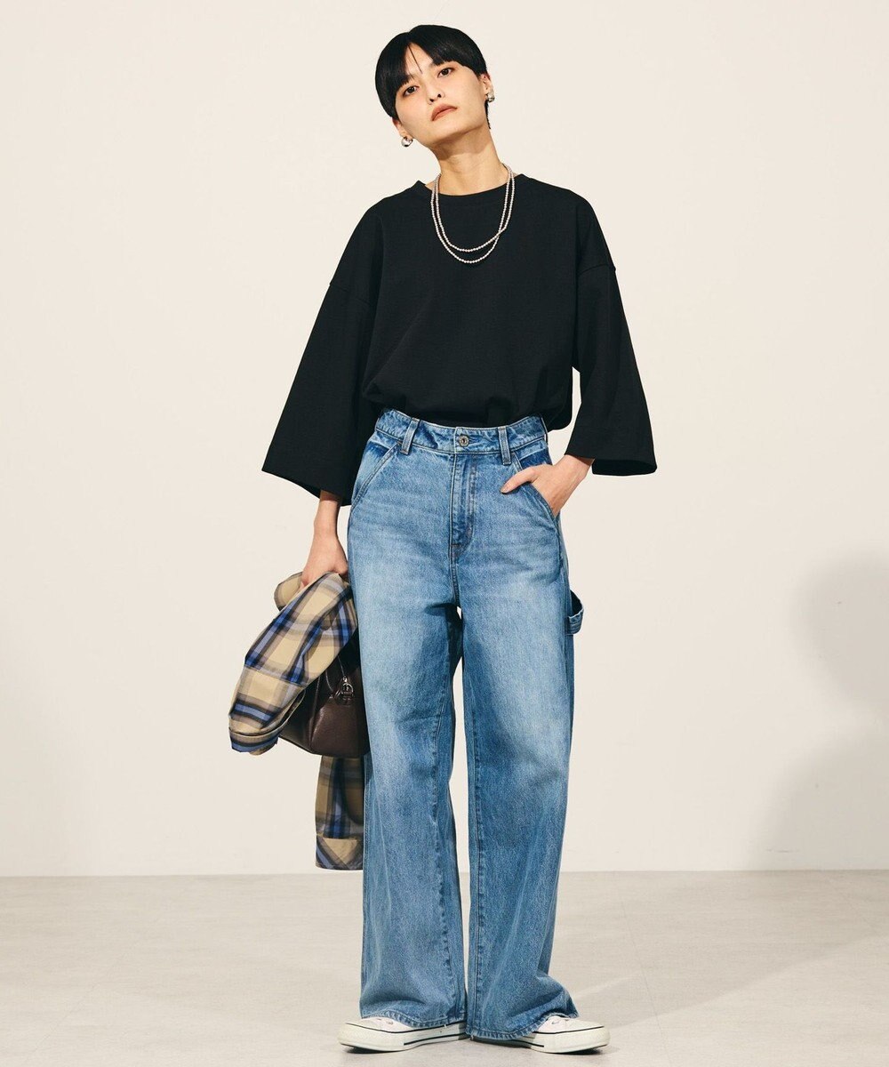 AMERICAN HOLIC ペインターワイドデニム 