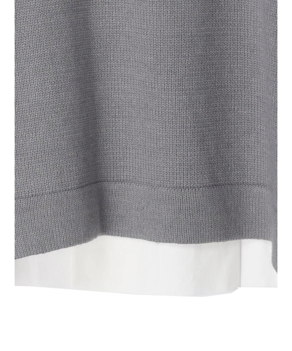 CRAFT STANDARD BOUTIQUE シャツドッキングニットプルオーバー 