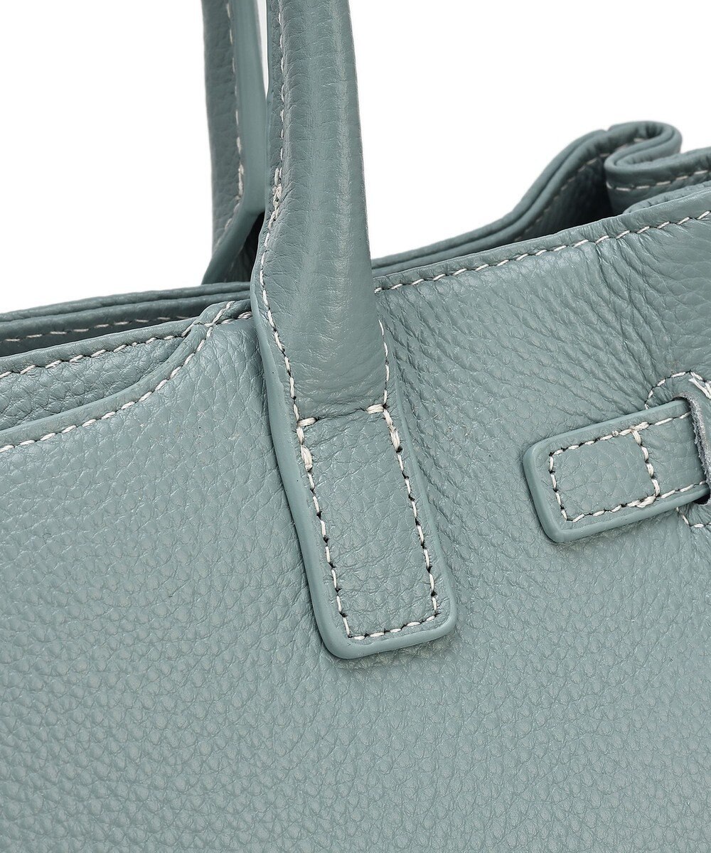 style code 【PADMA/パドマ】 キーチャーム付 本革ベルトデザインハンドバッグ 