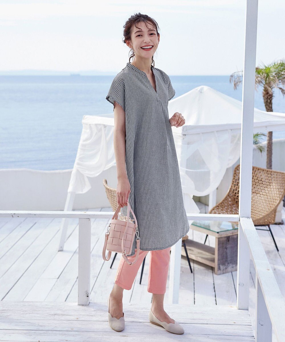 Tiaclasse  【ストラップ付き】編みこみミニバゲットバッグ 