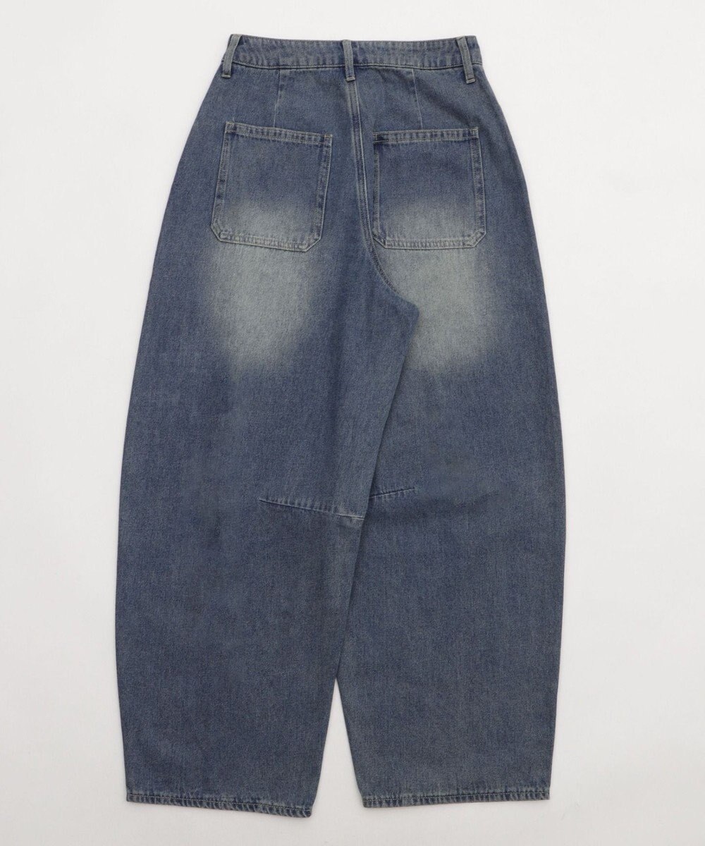 WEGO サマーデニムバレルレッグパンツ 