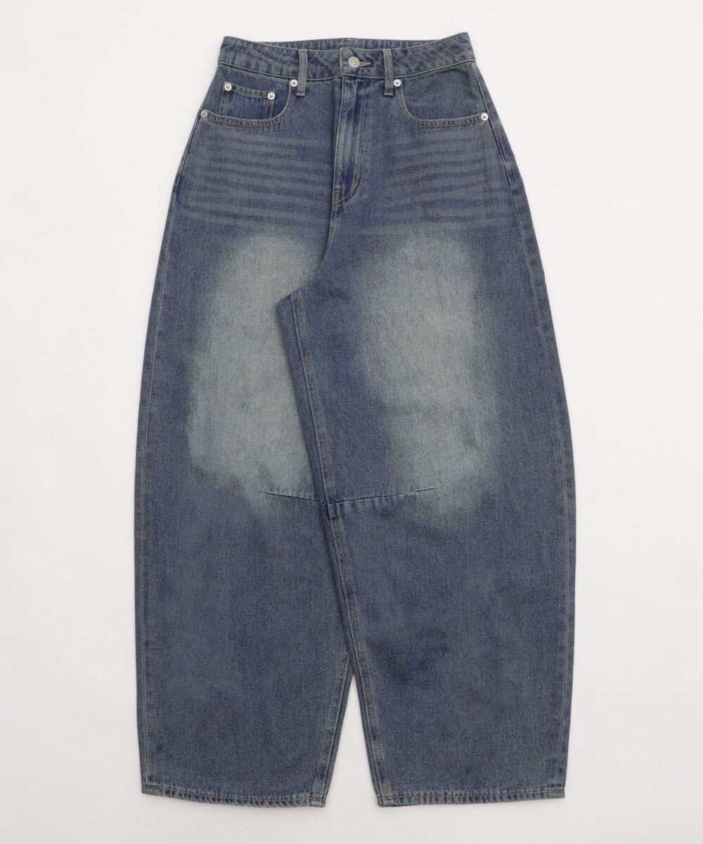 WEGO サマーデニムバレルレッグパンツ 