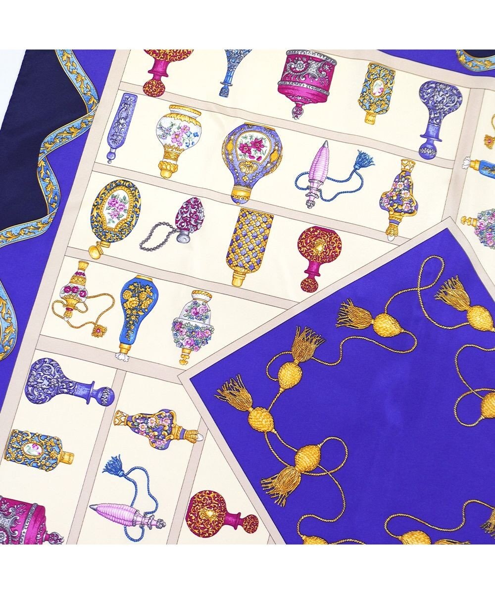 Marca 【伝統横濱スカーフ】香水瓶   大判 シルクツイル スカーフ 