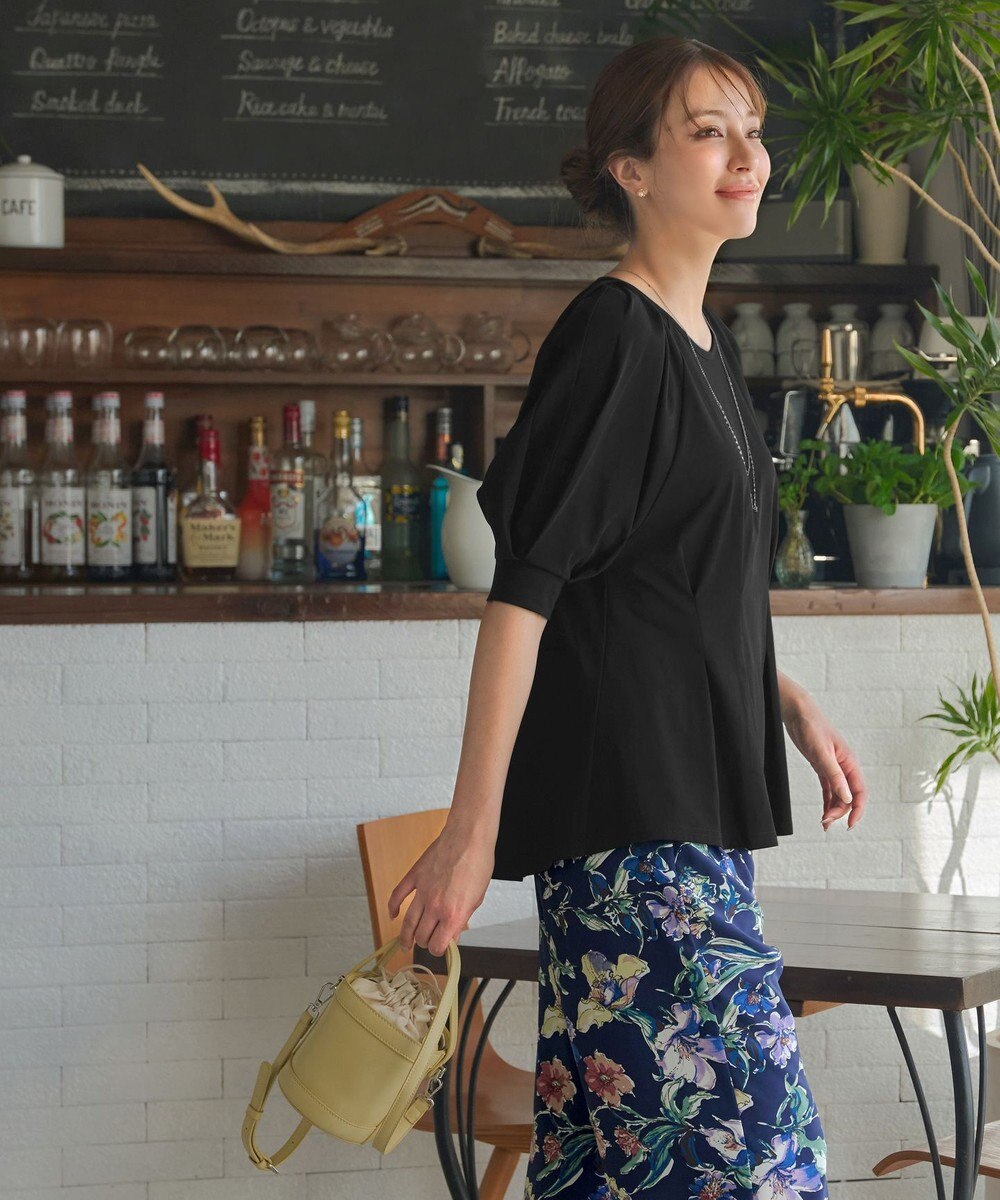 Tiaclasse  【ストラップ付き】編みこみミニバゲットバッグ 