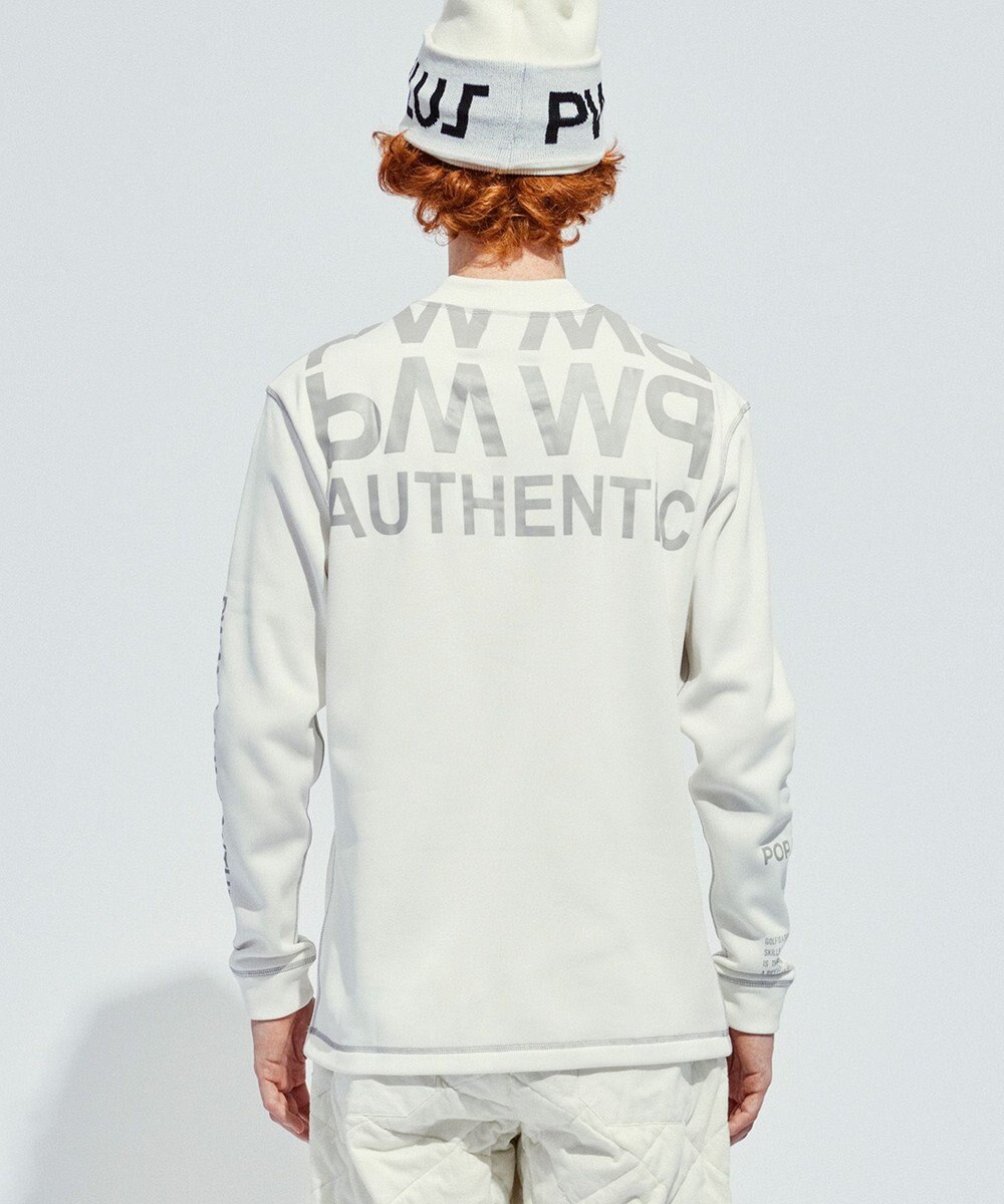 PW CIRCULUS 【裏起毛/防寒】【MEN】ステッチポイント モックネック 