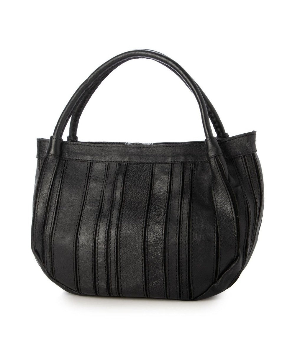 UNBILLION ピークスピーク PEAKS PEAK / ソフトレザーマルチストライプラウンド2wayバッグ 