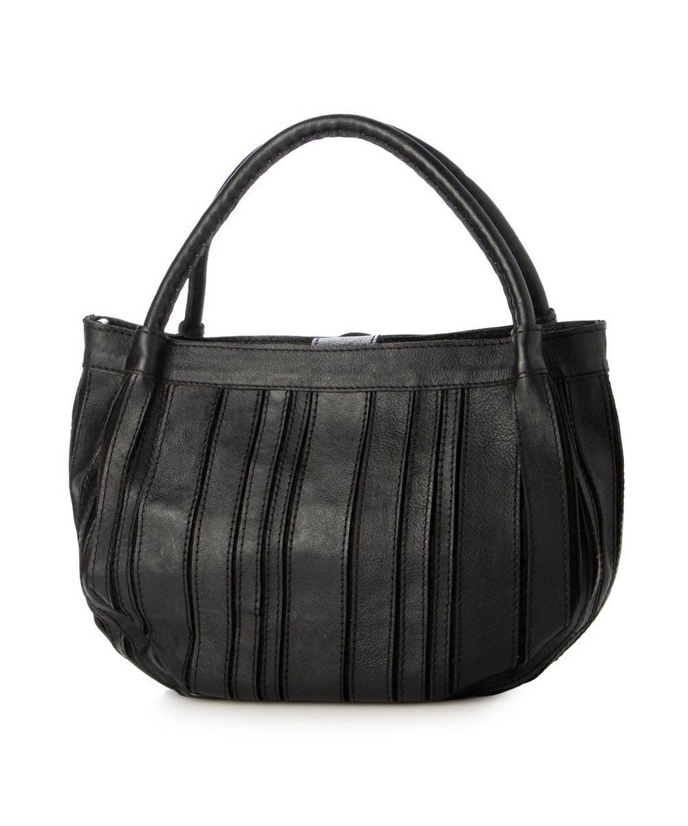 UNBILLION ピークスピーク PEAKS PEAK / ソフトレザーマルチストライプラウンド2wayバッグ 