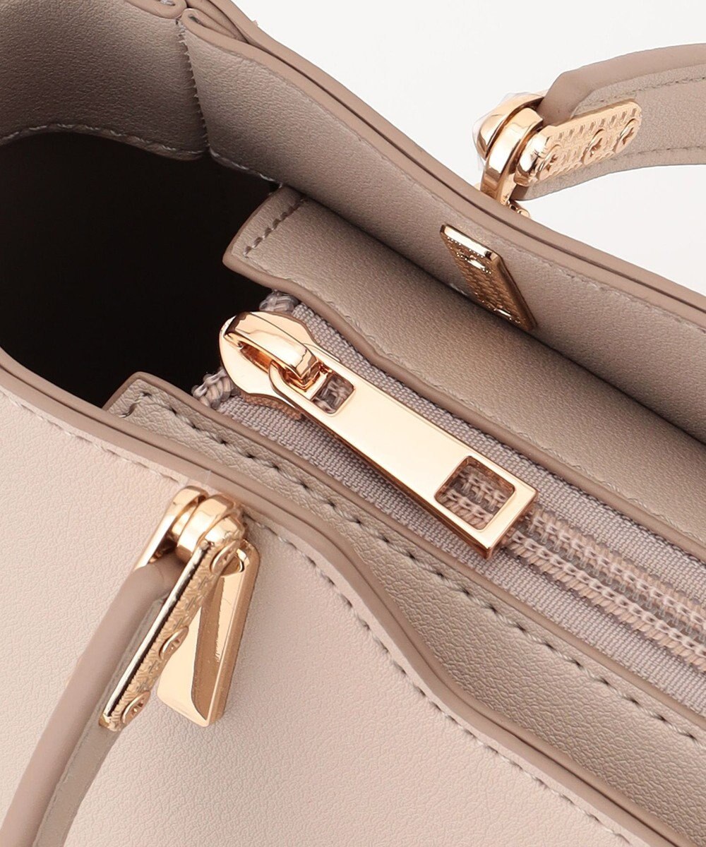 ANY SIS 【2WAY】スクエアミディトート バッグ 