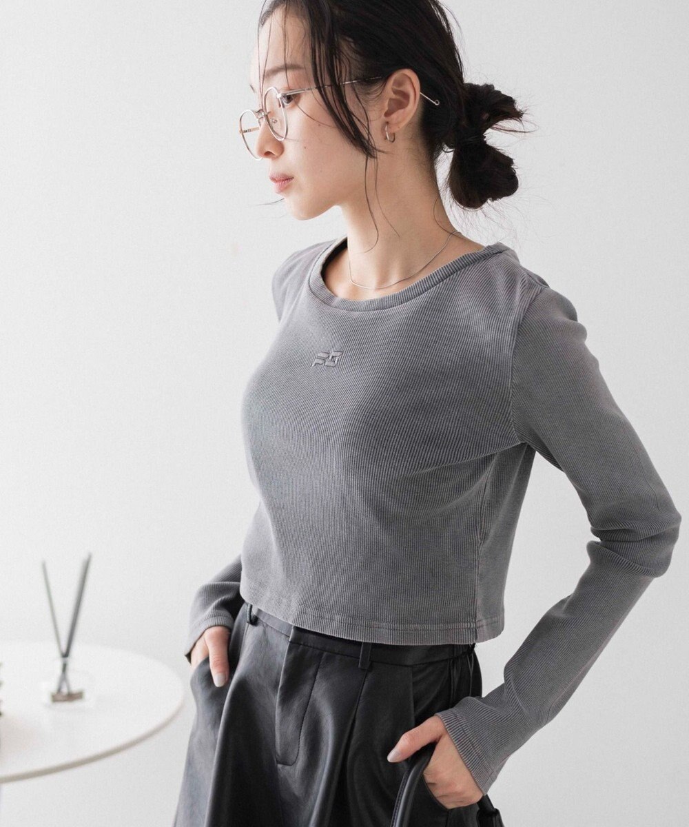 WEGO ヴィンテージウォッシュリブロンT 