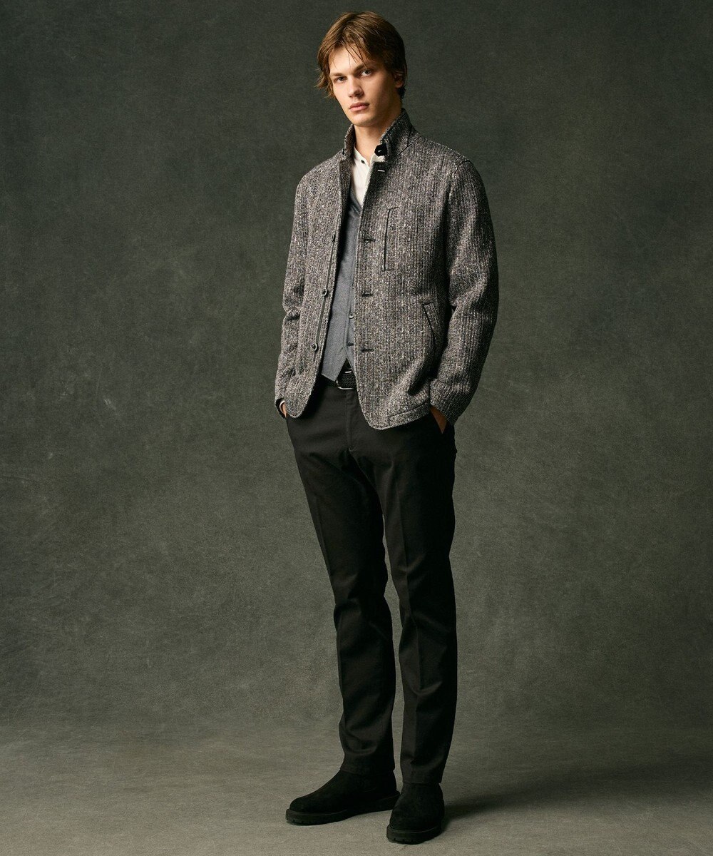 JOSEPH ABBOUD 【軽量/ダウンの吹き出しを防ぐキルトレスダウン】ADSインターレース ダウンベスト 