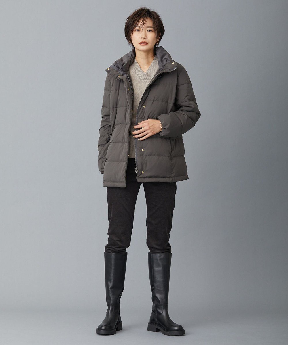 J.PRESS LADIES S 【洗える】AIRDUROYストレッチ パンツ 