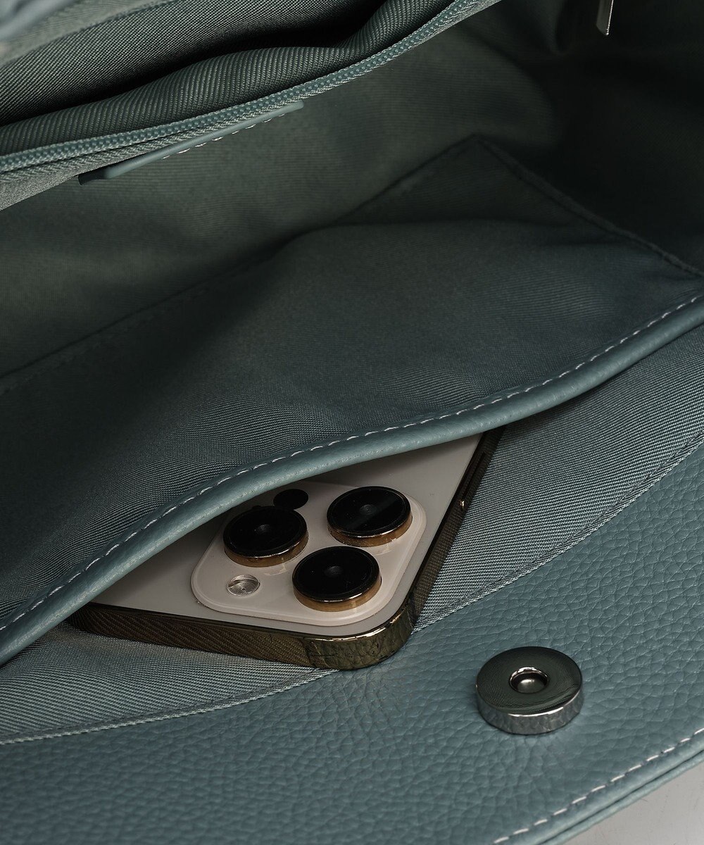 style code 【PADMA/パドマ】 キーチャーム付 本革ベルトデザインハンドバッグ 