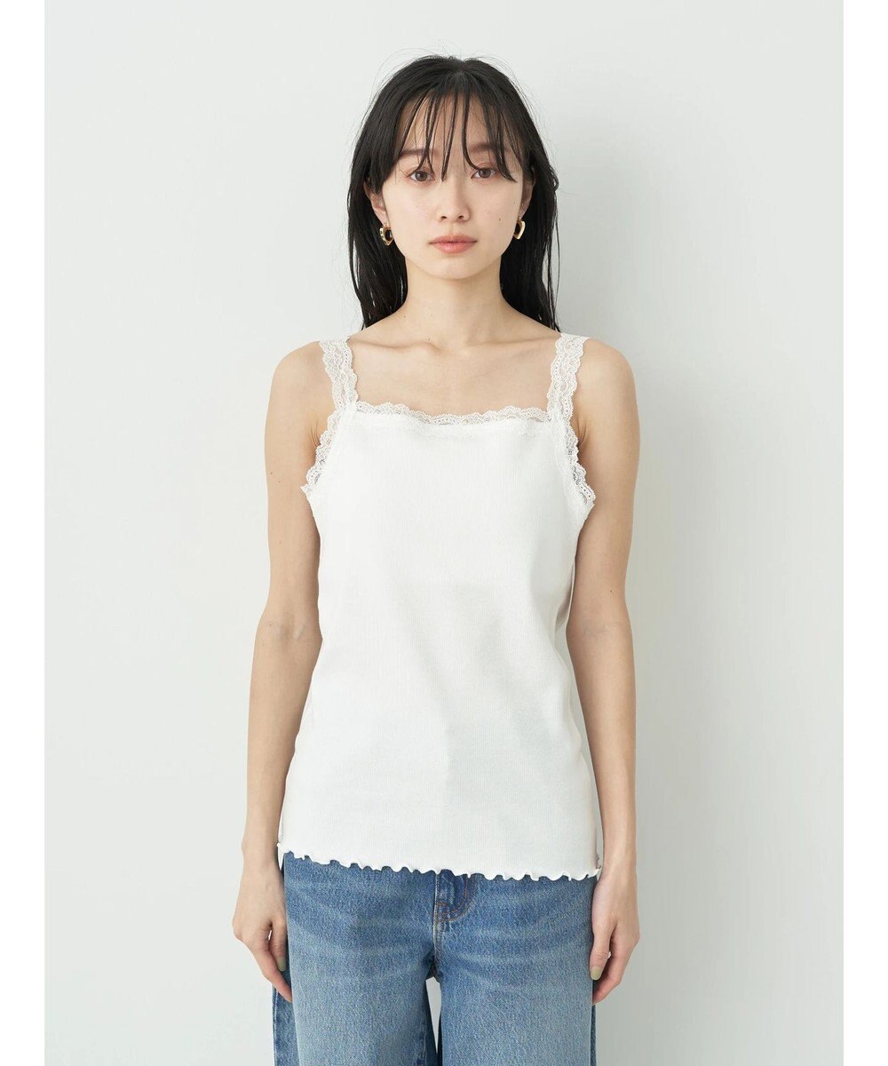 earth music&ecology ２ＷＡＹスクエア＆Vネックネックレースタンクトップ 